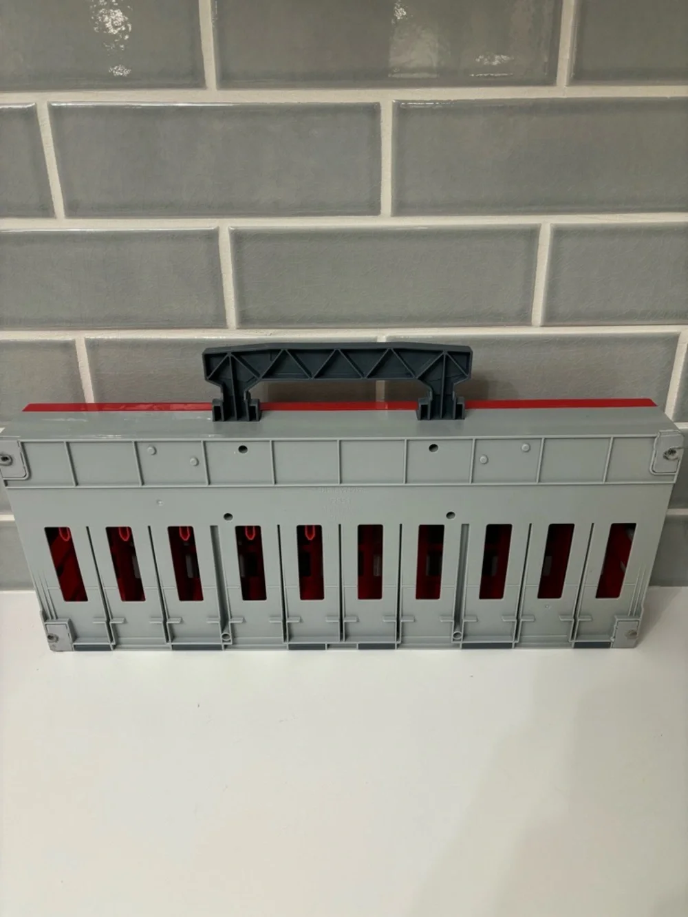 Disney Cars Red Carrying Case with Gray Handle